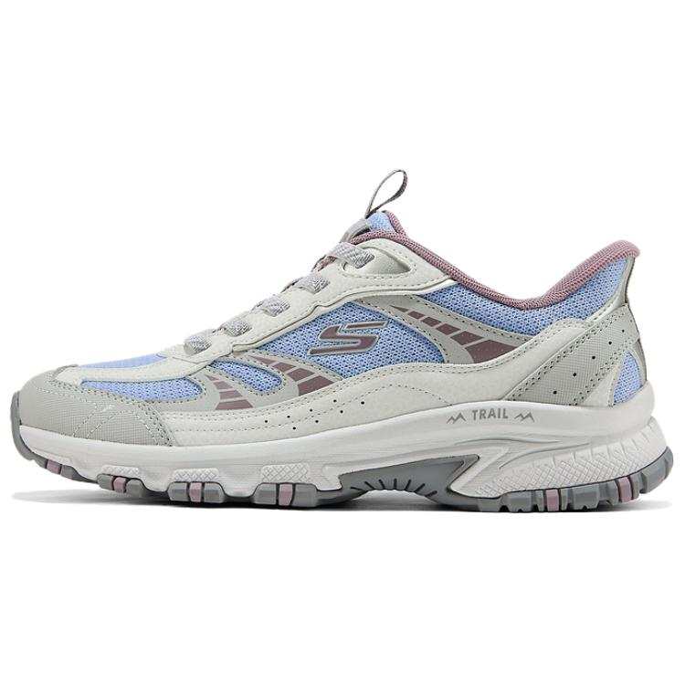 Skechers OUTDOOR WOMENS Cushioning Abrasion Resistant Support Low top Mountaineering Hiking Shoes Women's Light Gray
