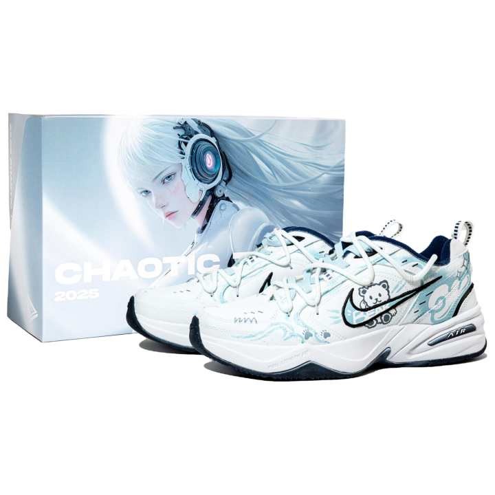 Nike Nike Air Monarch 4 Low top Chunky Sneakers Unisex Light Blue