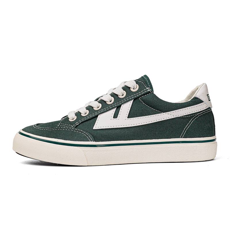 Warrior Slip Resistant Abrasion Resistant Slip Resistant Abrasion Resistant Low top Canvas Shoes Unisex Green