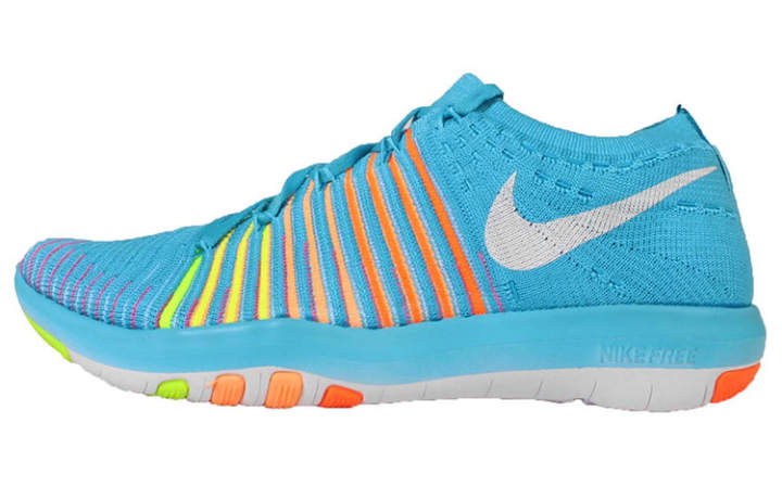Nike Nike Free Transform Flyknit 'Gamma Blue Total Orange' Women's