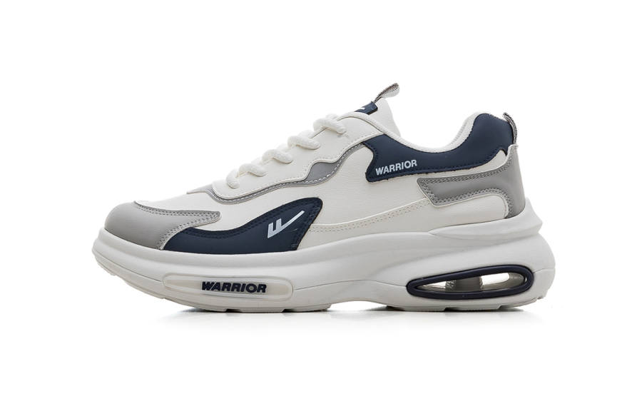 Warrior Synthetic Leather Slip Resistant Abrasion Resistant Slip Resistant Abrasion Resistant Low top Chunky Sneakers