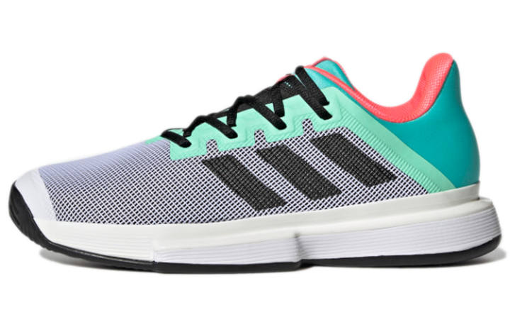 Adidas Adidas Solematch Bounce Tennis Shoes 'Grey Green'