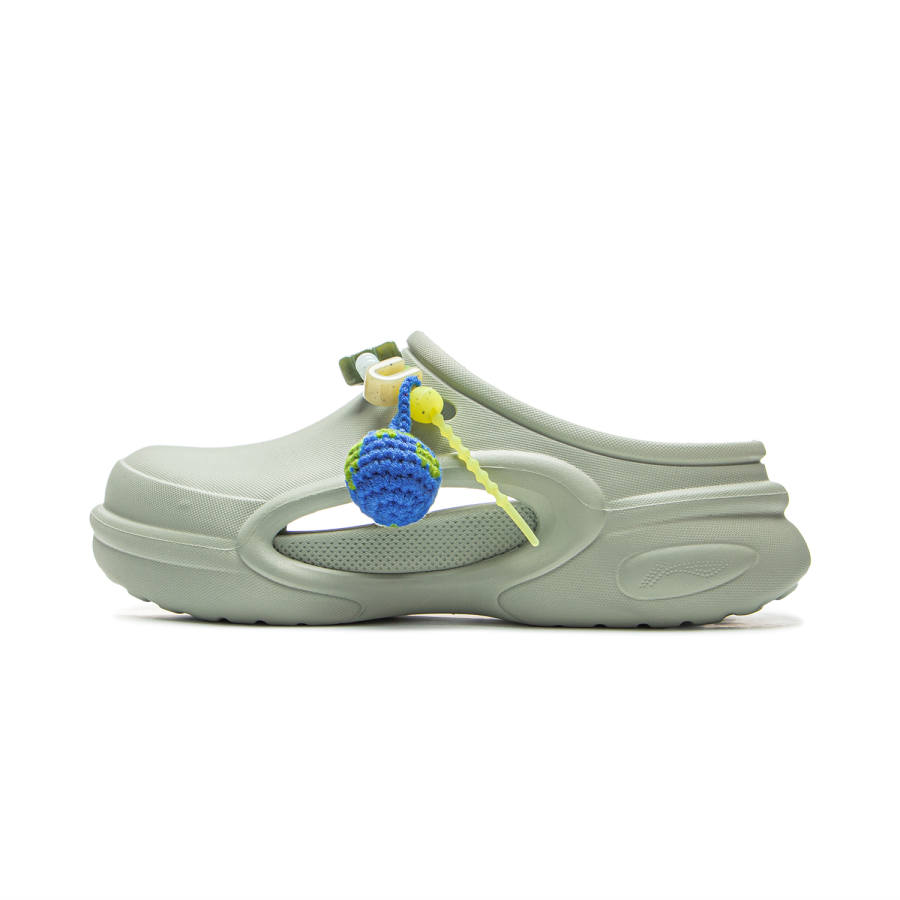 Li-Ning Li Ning x YINGXIONGLIANMENGYONGCHIPAIDUI Soft Clogs Unisex Green