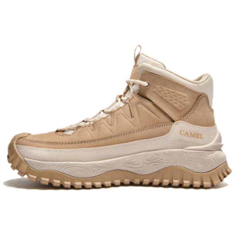 CAMEL Slip Resistant Abrasion Resistant High top Hiking Shoes Men's