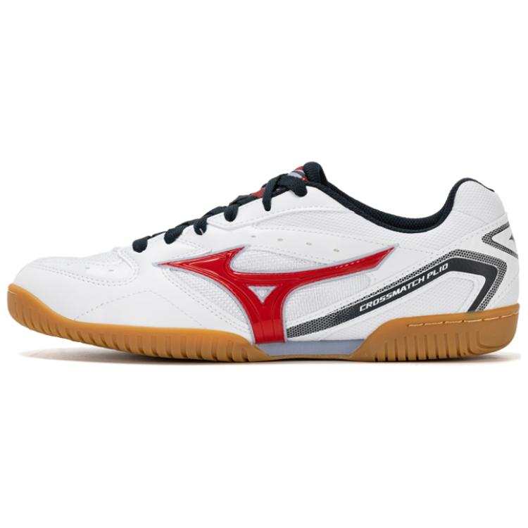 Mizuno Crossmatch Plio RX 4 Comfortable Slip Resistant Abrasion Resistant Low top Training Shoes Unisex White Black