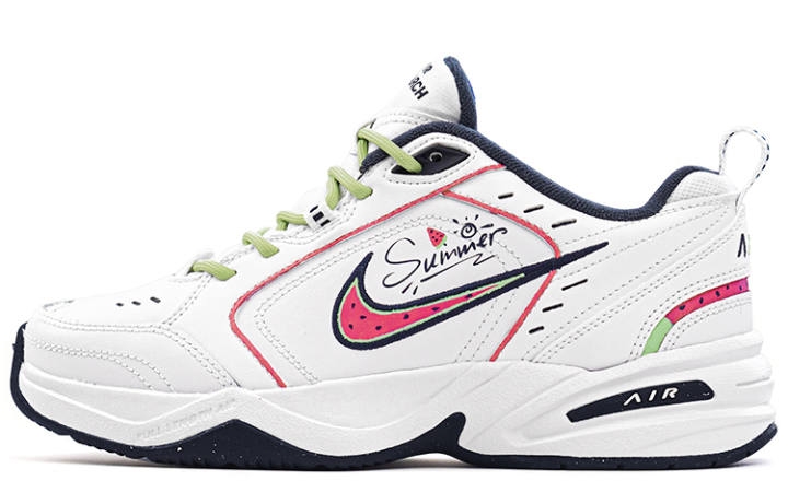 Nike Nike Air Monarch 4 Leather Cushioning Slip Resistant Abrasion Resistant Coverage Support Impact Resistant