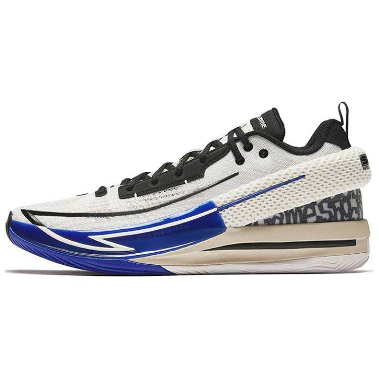 Anta Fengmang 1 Nitrogen Technology Slip Resistant Abrasion Resistant Support Low top Basketball Shoes Men's