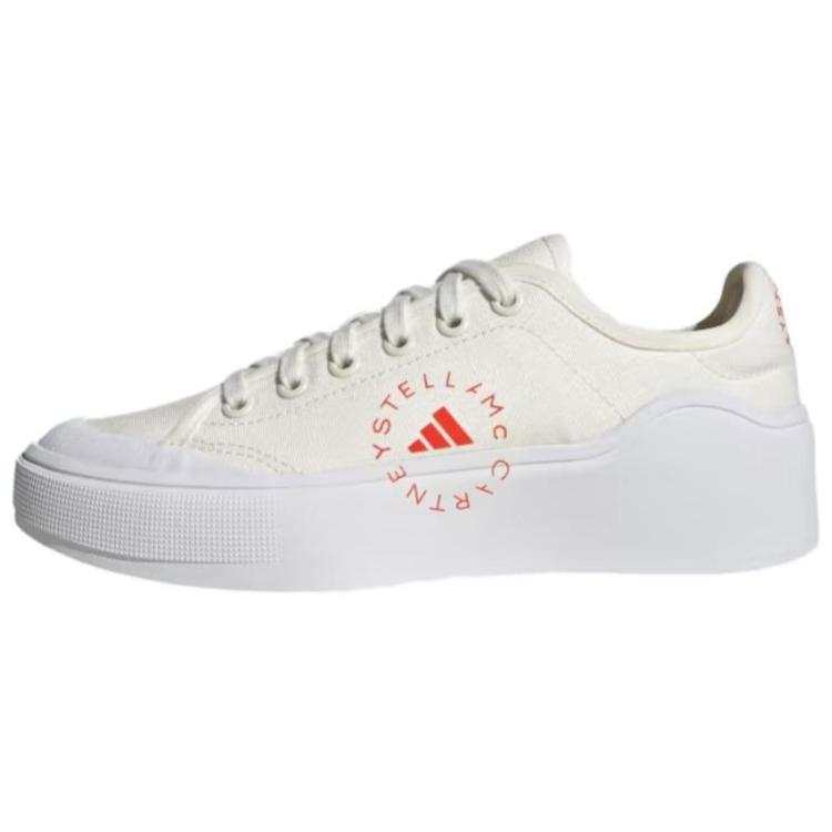 Adidas Adidas Court By Stella Mccartney Cloud White Acid Orange Women's