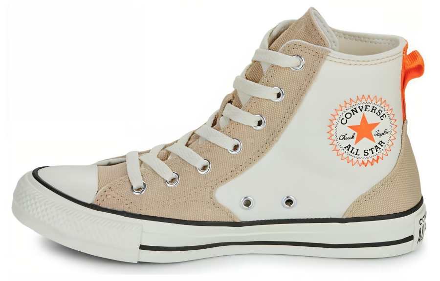Converse Chuck Taylor All Star Wear resistant And Lightweight High top Canvas Shoes Unisex Beige