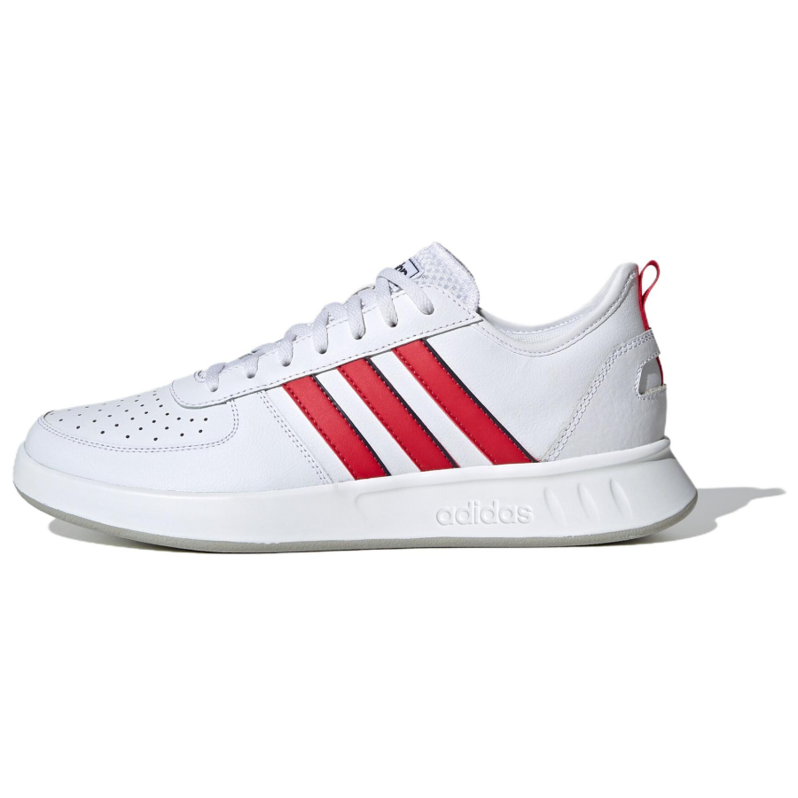 Adidas Adidas Court80s Comfortable Slip Resistant Abrasion Resistant Low top Tennis Shoes Men's White