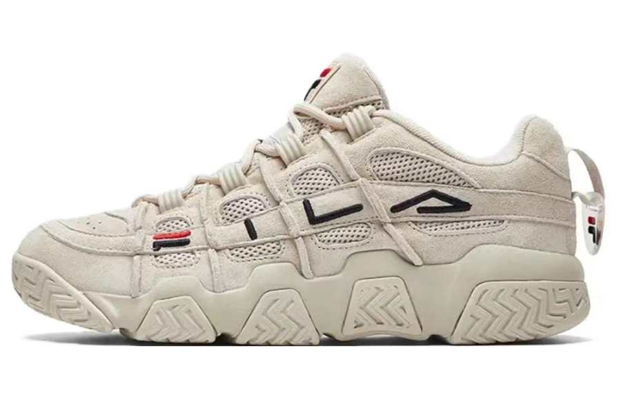 FILA FUSION BUSTER Puffy Shoes Low top Vintage Basketball Shoes Men's Oat