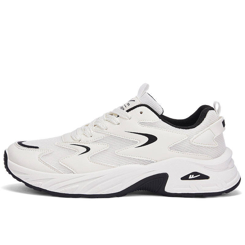 WARRIOR WARRIOR Chunky Sneakers Men's Low Top White Black