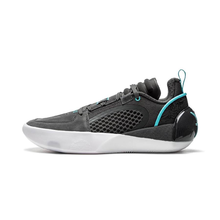 Li-Ning Li Ning All City 12 Encore Low top Basketball Shoes Men's Obsidian Gray