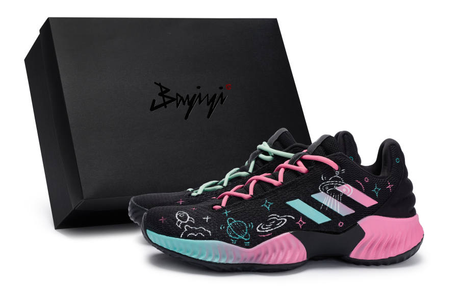 Adidas Adidas Pro Bounce 2018 Low 811 Manufacturing, End Of The Universe, Special Shoe Box Cushioning Slip Resistant