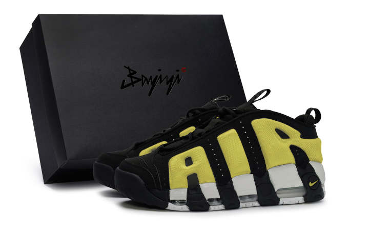 Nike Nike Air More Uptempo 811 Manufacturing, Exoplanetary Yellow, Special Shoe Box Individual