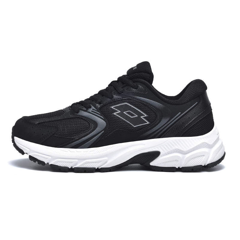 LOTTO Chunky Sneakers Women's Low Top Black/White