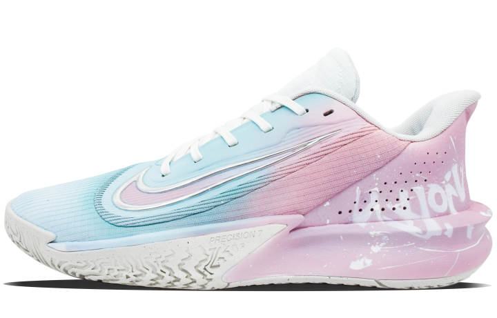 Nike Nike Precision 7 Tun Island Manufacturing, Heartbeat Moment Mesh Cushioning Slip Resistant Abrasion Resistant Rebound