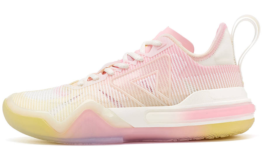 PEAK Andrew Wiggins AW1 Replaceable Edition, Taichi Surge Low top Performance Basketball Shoes Women's Light Pink