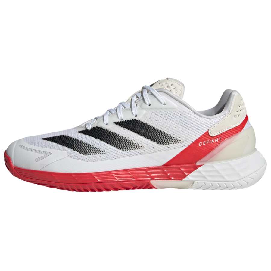 Adidas Adidas DEFIANT SPEED 2 Slip Resistant Abrasion Resistant Low top Tennis Shoes Men's White Black Red