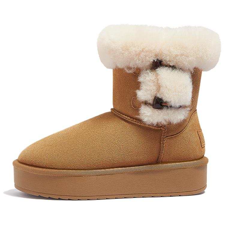 CAMEL CAMEL Snow Boots Women's Camel/Black/Khaki
