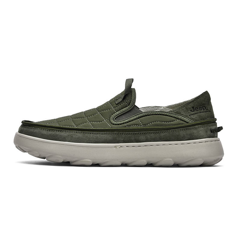 Jeep Comfortable Low top Hiking Shoes Men's Army Green