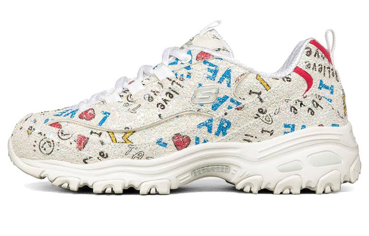 Skechers D'Lites 1.0 Low Top Daddy Shoes Multi Color Women's
