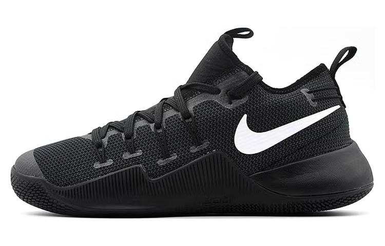 Nike Nike Hypershift Cushioning Slip Resistant Abrasion Resistant Breathable Low top Basketball Shoes Men's Black White