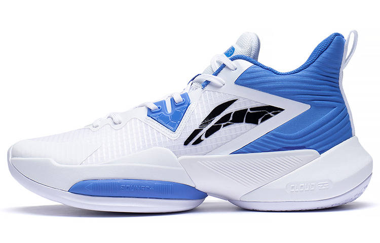 Li-Ning Li Ning Power Textile, Synthetic Leather, TPU Cushioning Slip Resistant Abrasion Resistant Coverage Support Mid top
