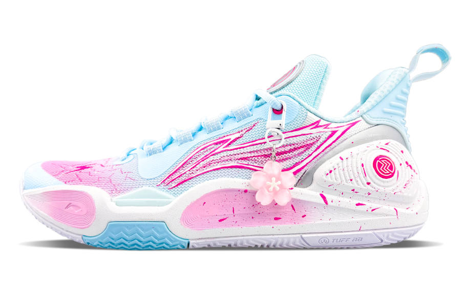 Li-Ning Li Ning Speed 9 Slip Resistant, Abrasion Resistant, Rebound Low top Basketball Shoes Men's Pink