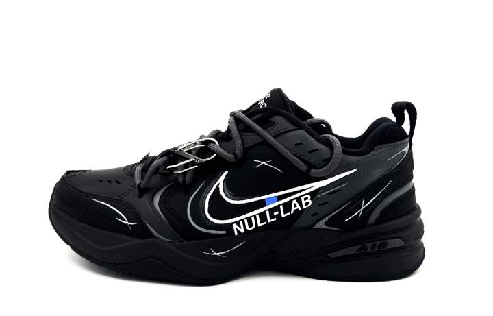 Nike Nike Air Monarch 4 Coverage Height Increasing Support Low top Chunky Sneakers Unisex Black