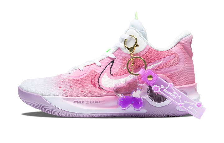 Nike Nike KD Trey 5 IX Cherry Blossom Season Gradient Cushioning Slip Resistant Abrasion Resistant
