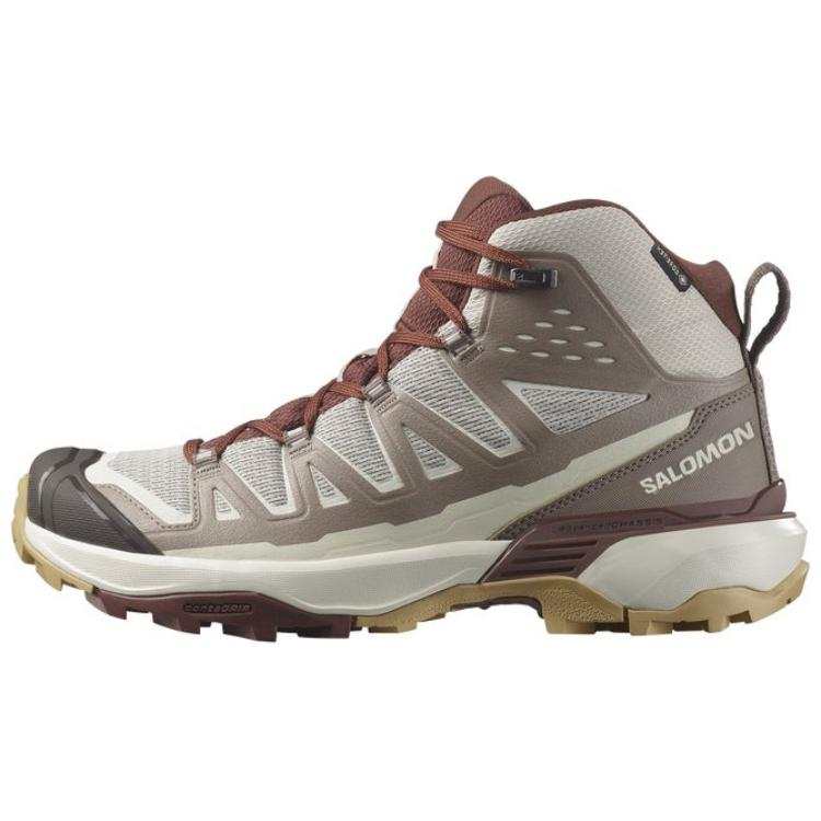 SALOMON X ULTRA 360 Slip Resistant Abrasion Resistant High top Mountaineering Shoes Women's Gray