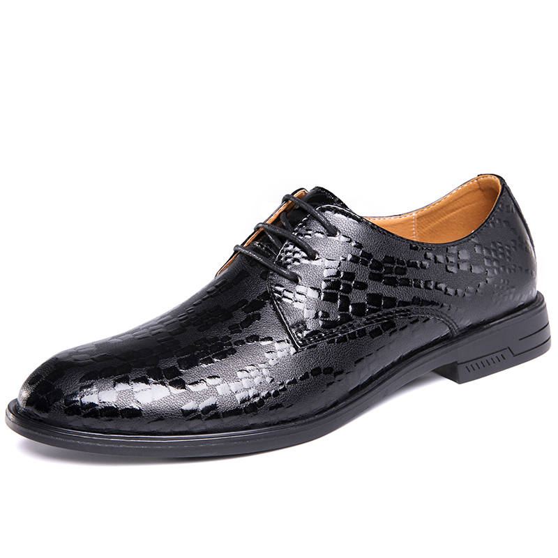 PAIBLOKS Cow Split Leather Men's Casual Shoes Men's