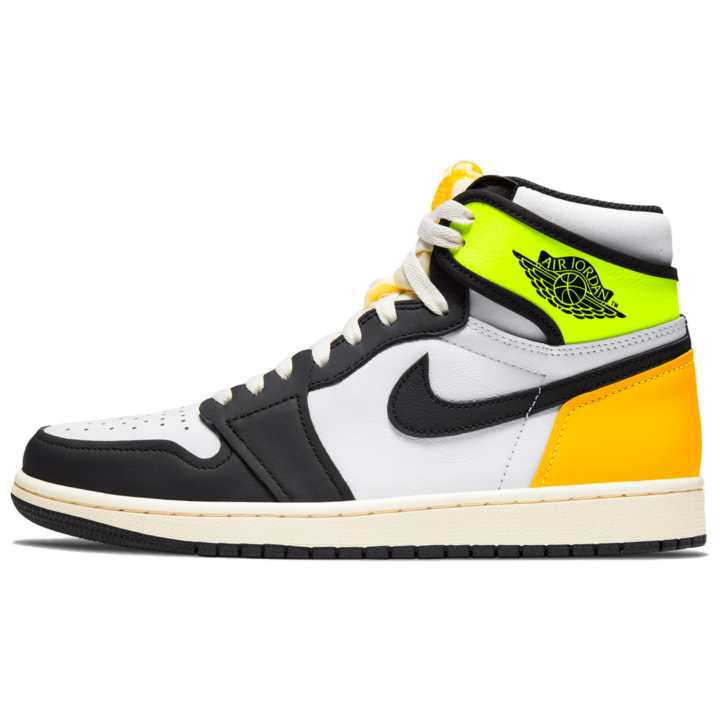 Jordan Jordan 1 Retro High White Black Volt University Gold