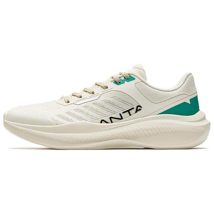 Anta Abrasion Resistant Breathable Low top Training Shoes Men's White Green
