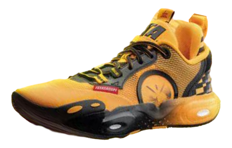 Li-Ning Li Ning All City 12 Yellow Blood Special Version Comfortable Cushioning, Wear Resistant Low top Basketball Shoes Men's
