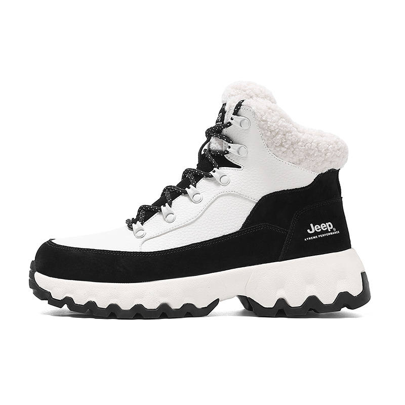 Jeep High End Outdoor Sports, Thickened And Fleece Lined Cold Resistant Thermal Anti Freezing Comfortable Snow Boots
