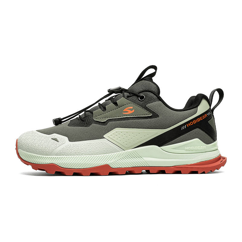 HOBIBEAR Textile, Synthetic Leather Slip Resistant, Abrasion Resistant, Lightweight Low top Casual Shoes Men's