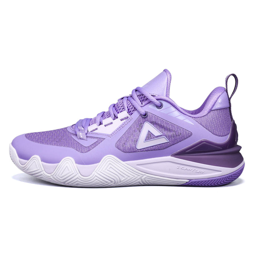 PEAK Cushioning Abrasion Resistant Breathable Low top Basketball Shoes Men's Orchid Purple