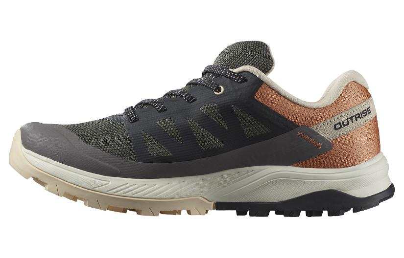 SALOMON Fashion Slip Resistant Abrasion Resistant Low top Outdoor Shoes Women's Black Brown