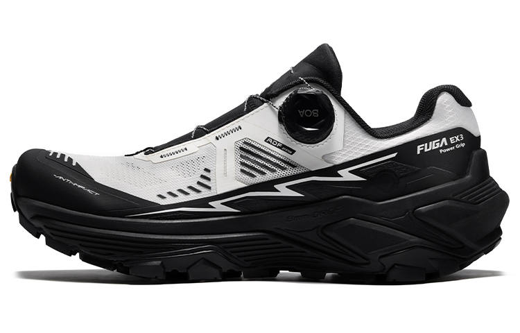 KAILAS FUGA EX3 BOA Running Shoes Women's Unbleached Original Color/Ink Black