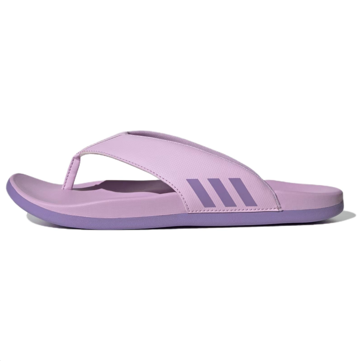 Adidas Adidas Adilette Slip Resistant Flip Flops Women's Light Purple