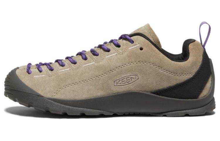 Keen Jasper Leather Abrasion Resistant Breathable Low top Outdoor Shoes Women's Light Brown