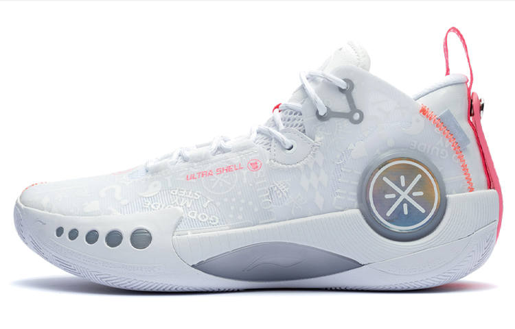 Li-Ning Li Ning Shadow 3 Mid top Basketball Shoes Men's Standard White