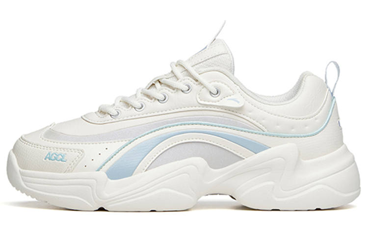 ANTA Chunky Sneakers Women's Low Top White/Gray/Blue
