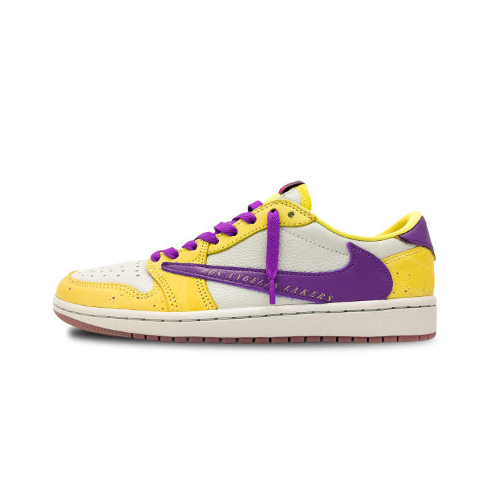Jordan Travis Scott x Jordan Air Jordan 1 Slip Resistant Abrasion Resistant Slip Resistant Abrasion Resistant Low top