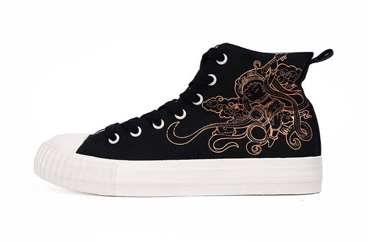 ISTEP High top Canvas Shoes Women's Black
