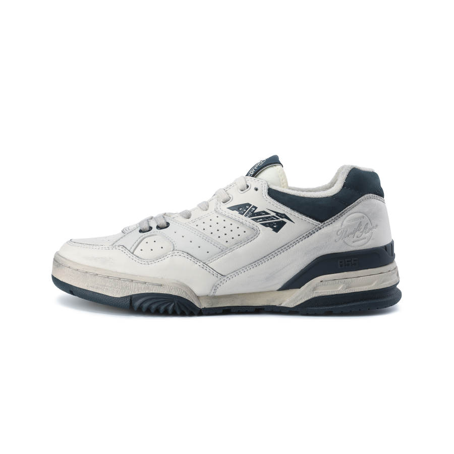 AVIA HUAXUEZHIPIN x AVIA 855 Archive By Chemist's® ThriftStore Low top Vintage Basketball Shoes Unisex White Blue