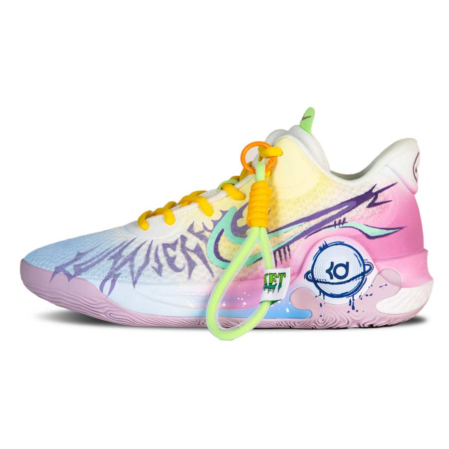 Nike Nike KD Trey 5 IX Vintage Basketball Shoes Unisex Mid Top Pink Blue/Dark Blue