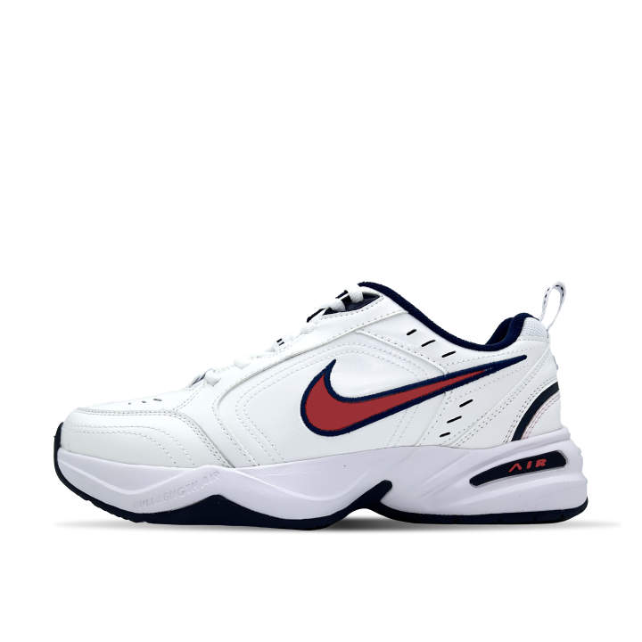 Nike Nike Air Monarch 4 Deer Song Slip Resistant Abrasion Resistant Low top Chunky Sneakers Unisex White